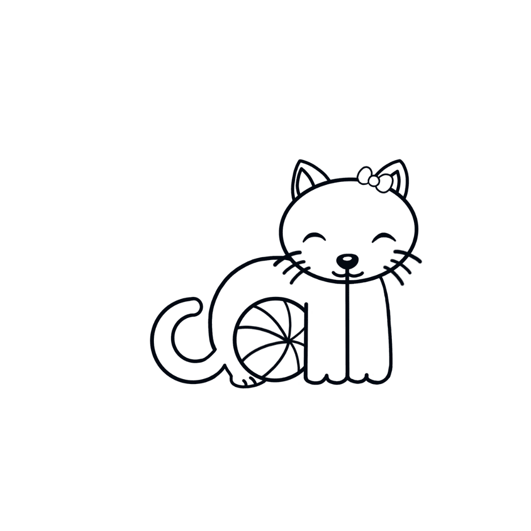 dessin chat