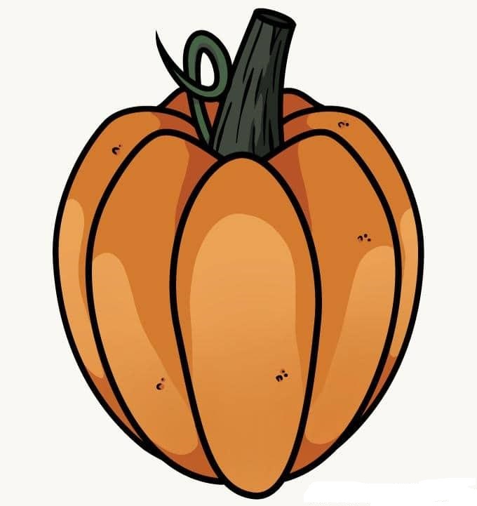 Dessin Citrouille