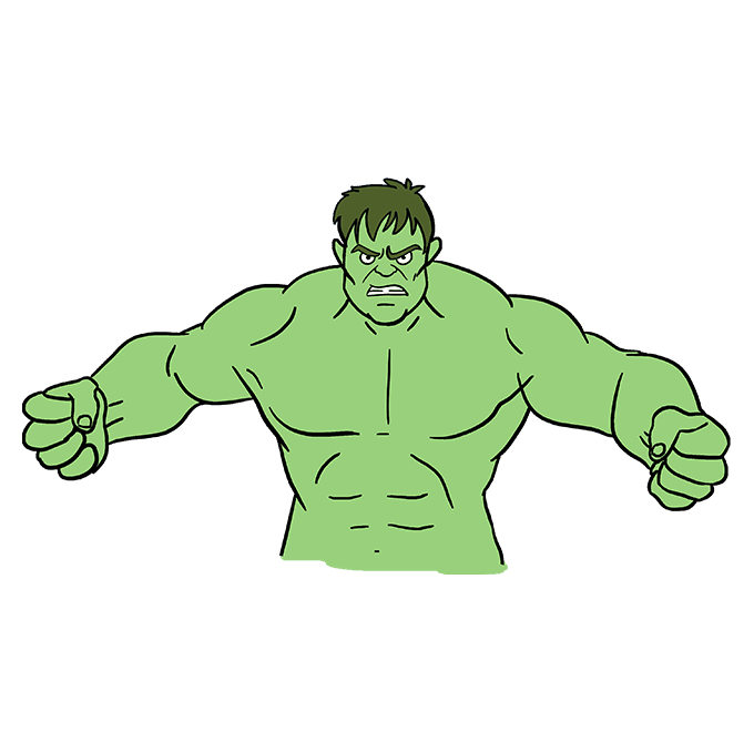 dessin-hulk-etape-7