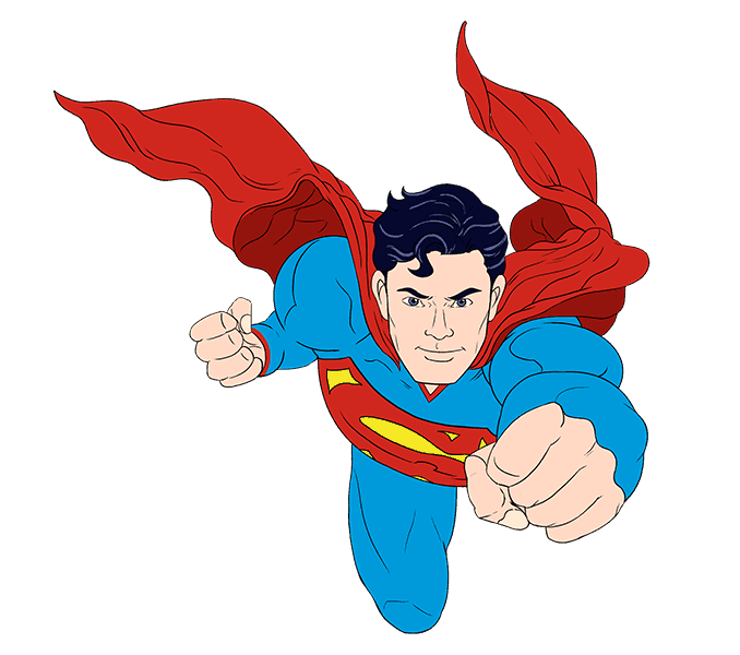dessin-superman-etape-14