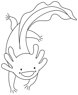Dessin Axolotl