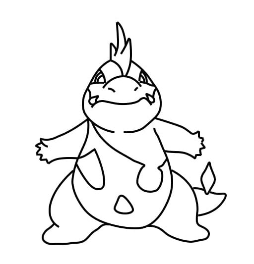 Dessin Pokemon Croconaw