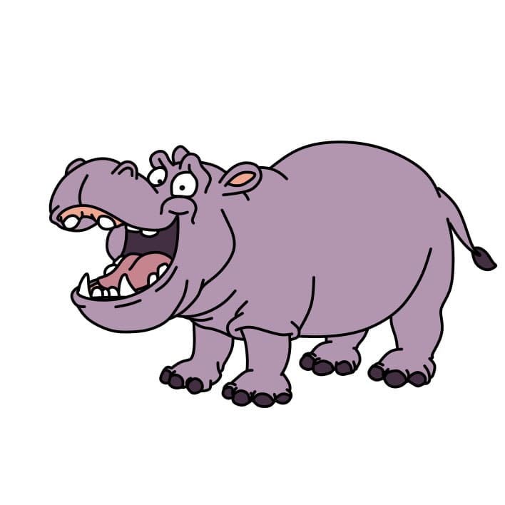 dessin-hippopotame-etape16