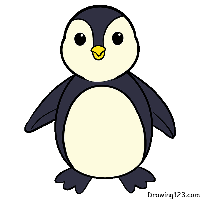 dessiner-des-pingouins-etapes7