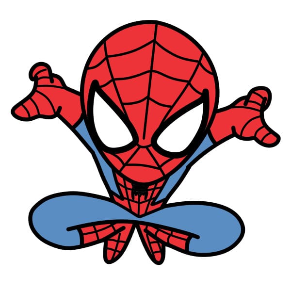 dessin-spiderman-etape11