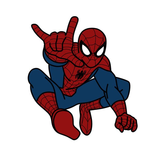 dessin-spiderman-etape16