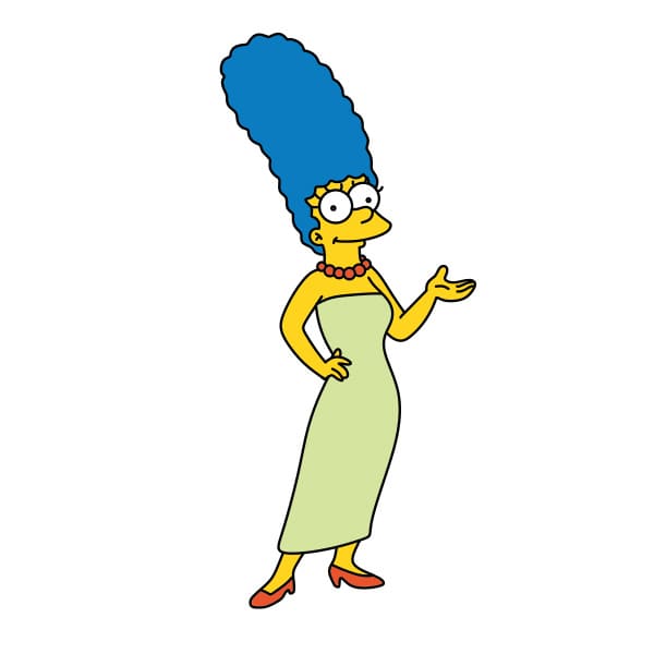 Dessin Marge Simpson