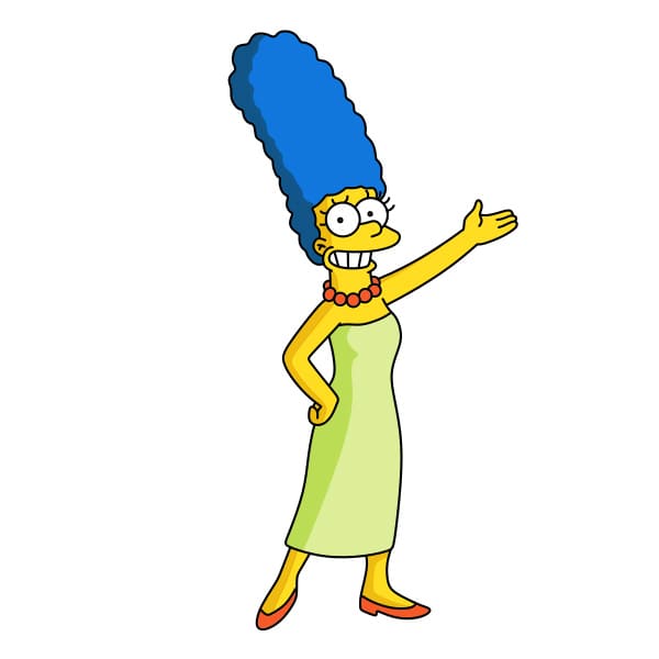 Dessin-Marge-Simpson-etape10-3