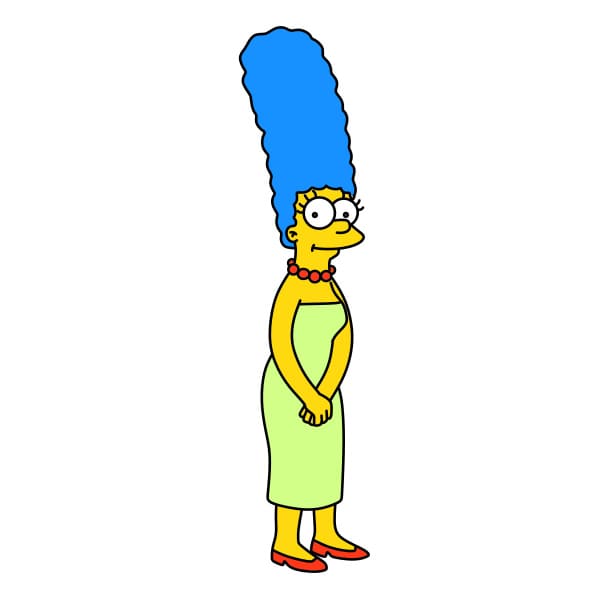Dessin-Marge-Simpson-etape9-8