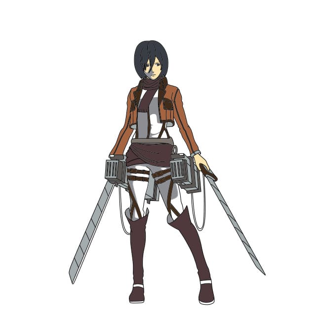 Dessin-Mikasa-Ackerman-etape17-1