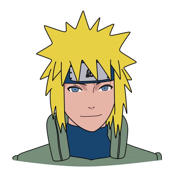 Dessin Namikaze Minato