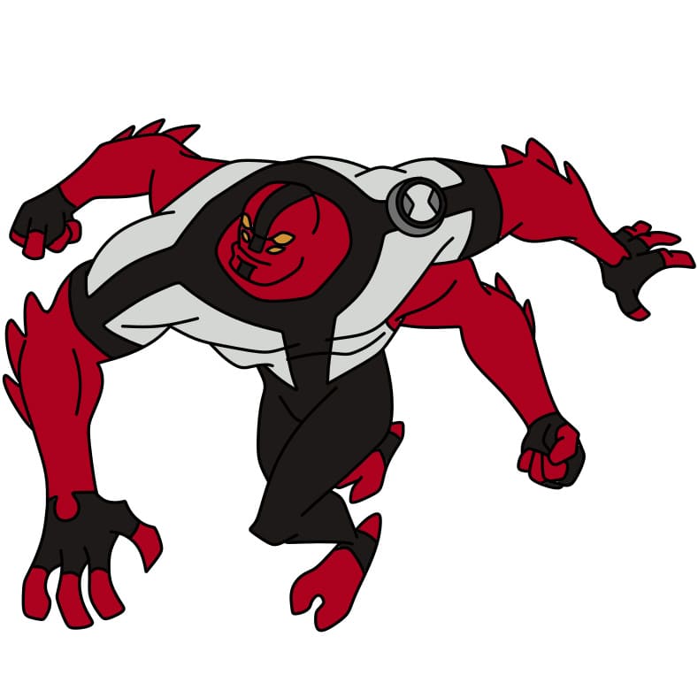Dessin FOUR ARMS – Ben 10
