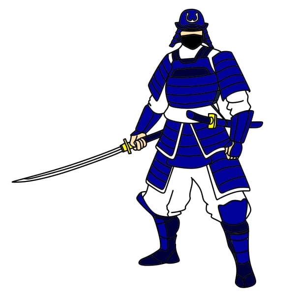 Dessin Samurai