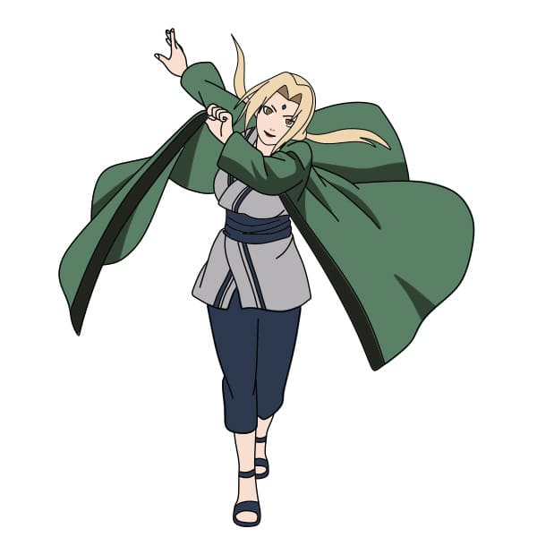Dessin Senju Tsunade