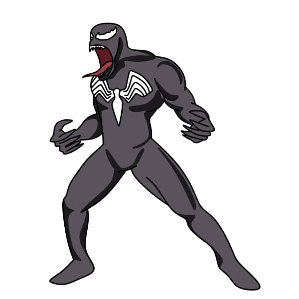 Dessin-Venom-etape8-2