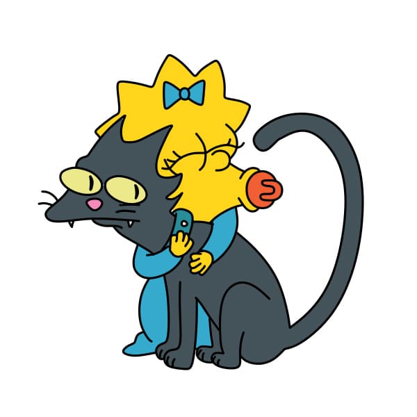 dessin-Maggie-Simpson-etape13-1