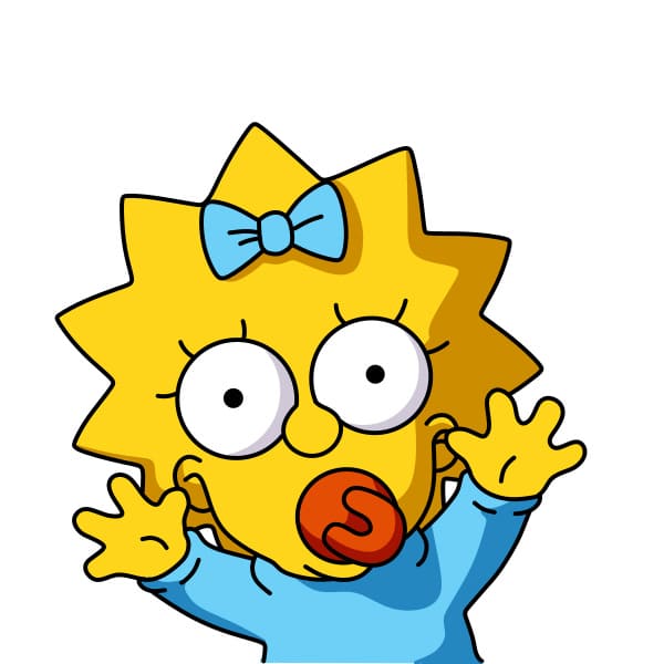 dessin-Maggie-Simpson-etape8-2