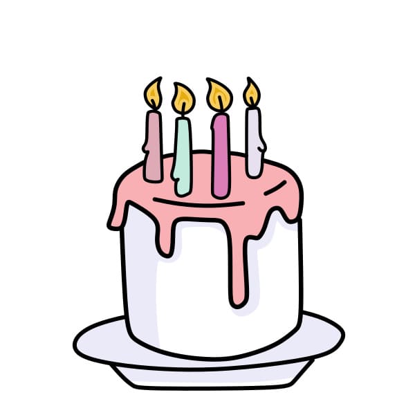 Dessin Gâteau d’Anniversaire