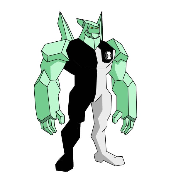 Dessin Ben 10 DIAMOND HEAD
