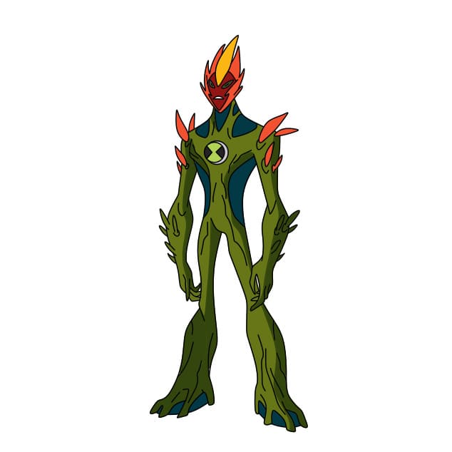 Dessin Swampfire de Ben 10