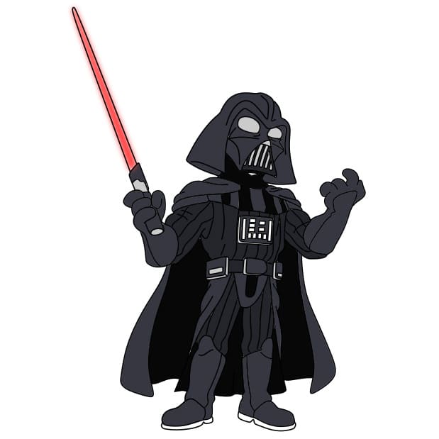 Set De 2 Autocollants Star Wars Dark Vador - "Que La Force Soit Avec Toi" - Pour Toilettes, Salle De Bain - 19x20 Cm