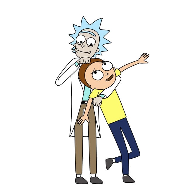 Dessin Rick et Morty