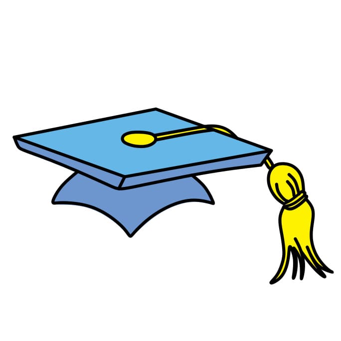 Dessin Bonnet de Graduation