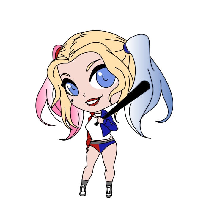 comment-dessiner-Harley-Quinn-etape12-3