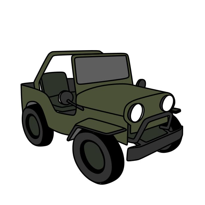 Comment-dessiner-une-Jeep-etape11-1