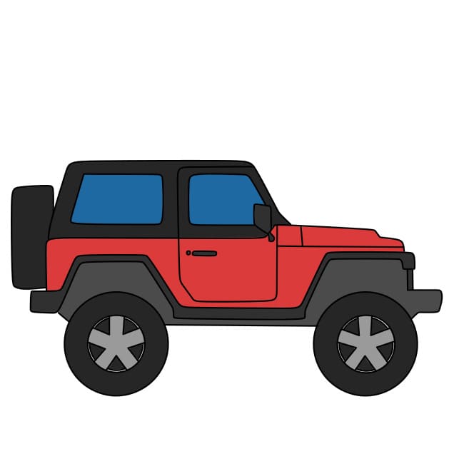 Comment-dessiner-une-Jeep-etape12